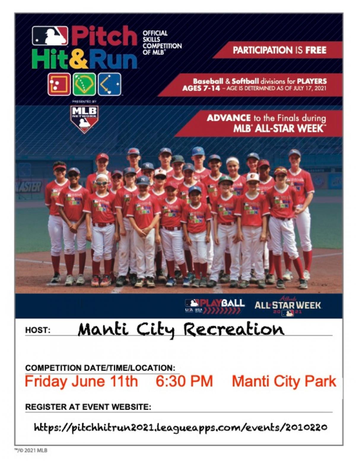 Pitch Hit and Run Competition Manti Utah